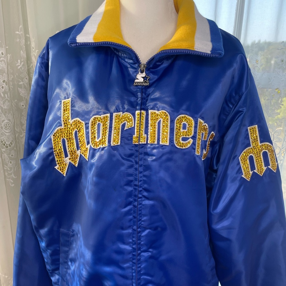Custom Seattle Mariners Starter Jacket by Wag Swag of Seattle - Unisex Large